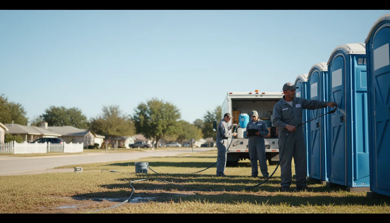 Long-Term Portable Toilet Rental in Forney, TX near me